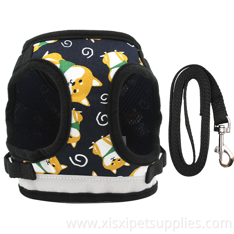 Wholesale Custom Dog Safety Vest Harness Adjustable Harness Travel Pet Strap